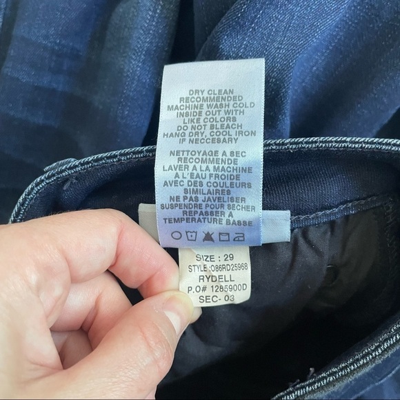 Joe's Jeans Rydell Distressed Blowout Kneed The Icon Mid Rise Skinny Ankle Jeans - Picture 10 of 12